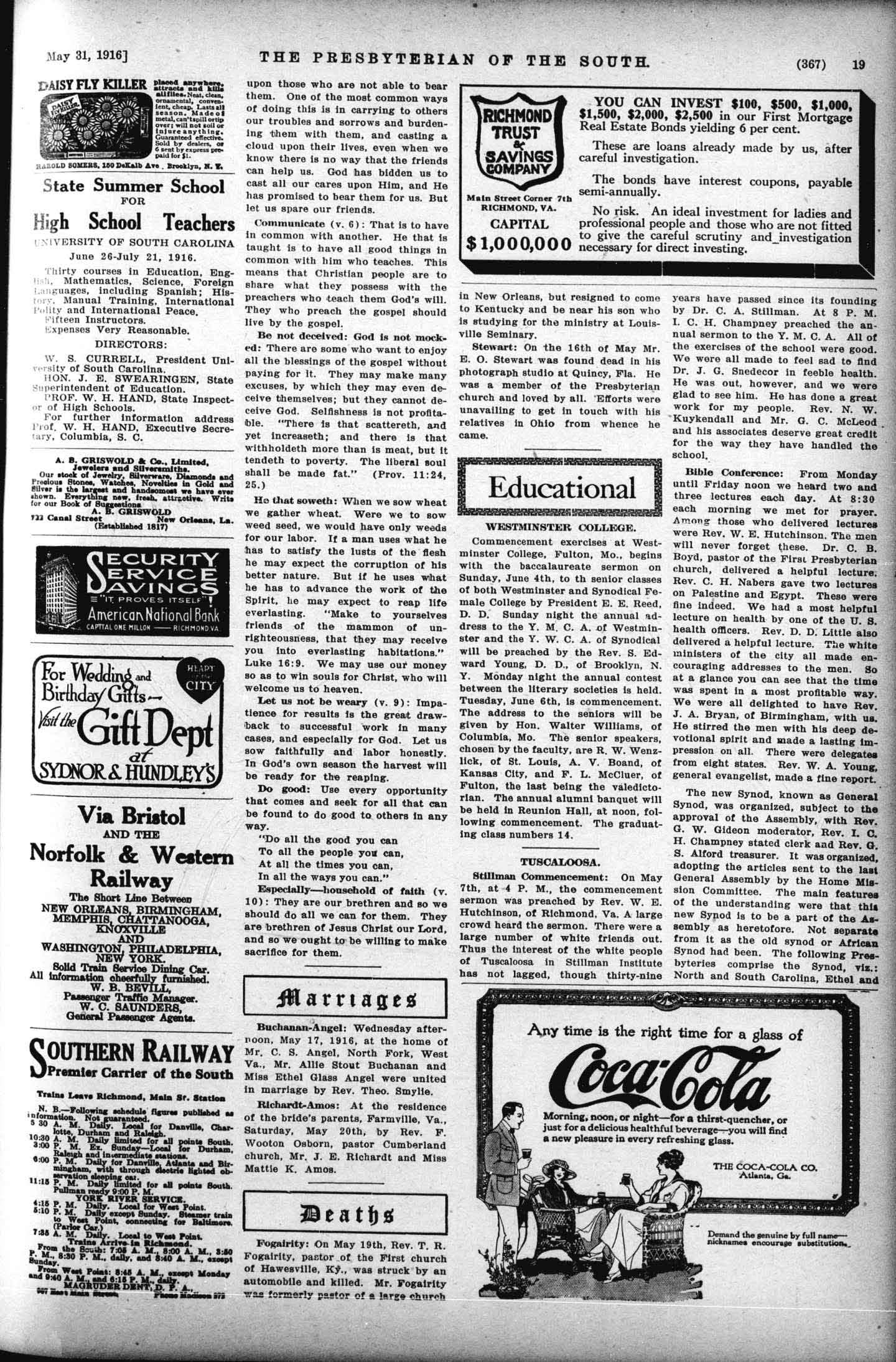 Stillman Institute Commencement